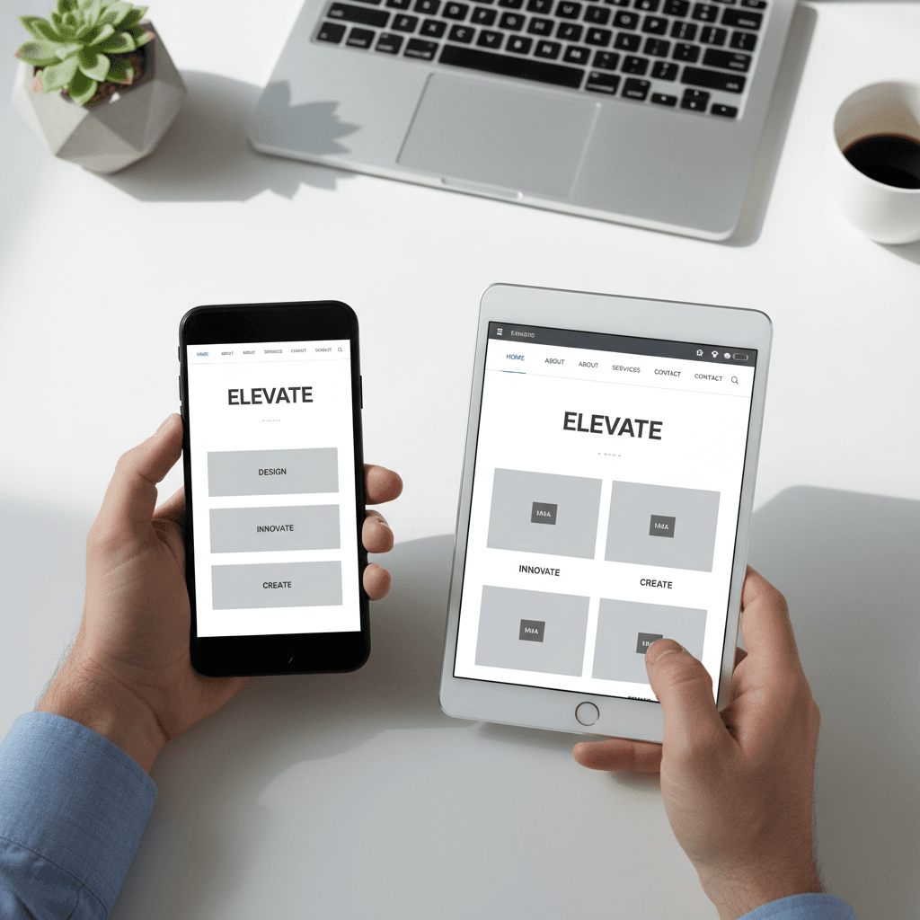 Responsive design on multiple devices
